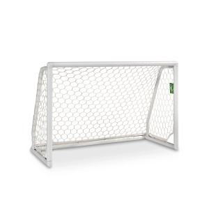 Weißes Exit Scala Aluminium Fußballtor, 120x80cm, mit Netz für Spiel & Spaß im Garten.