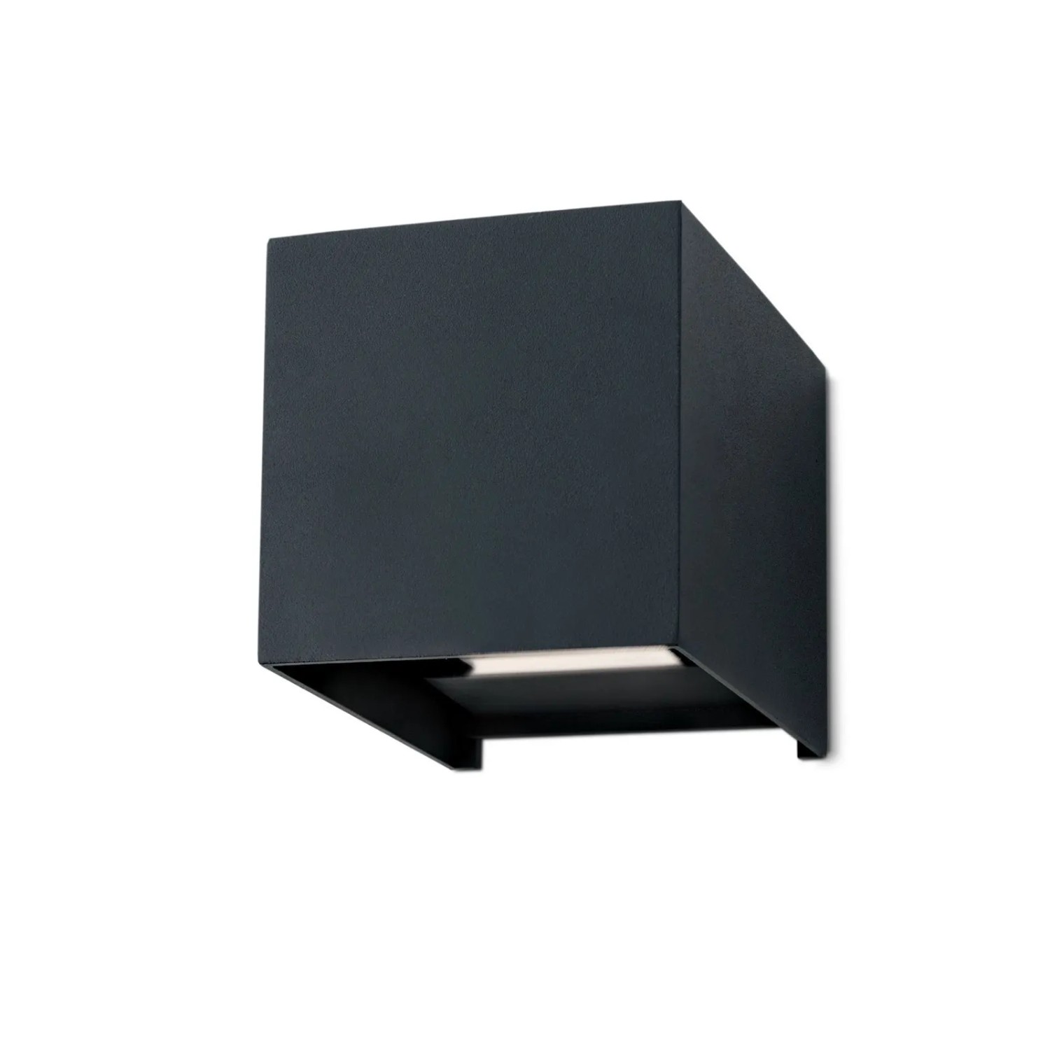 Orion Leuchten LED Außen Wandleuchte 10 x 10 cm 3000K 400lm 6W Anthrazit