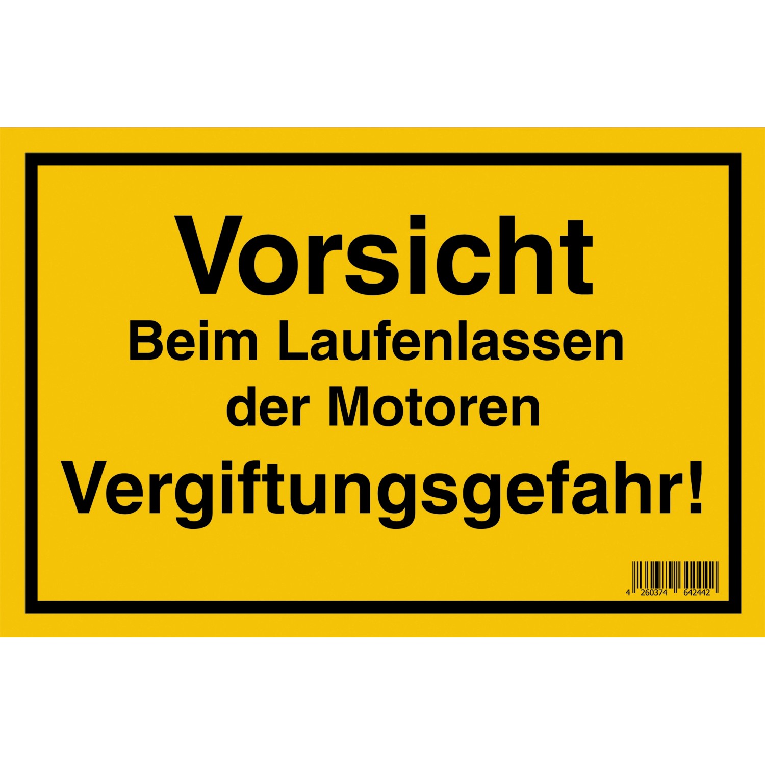 Signum Safety Signs Hinweisschild Vergiftungsgefahr 20 cm x 30 cm Gelb