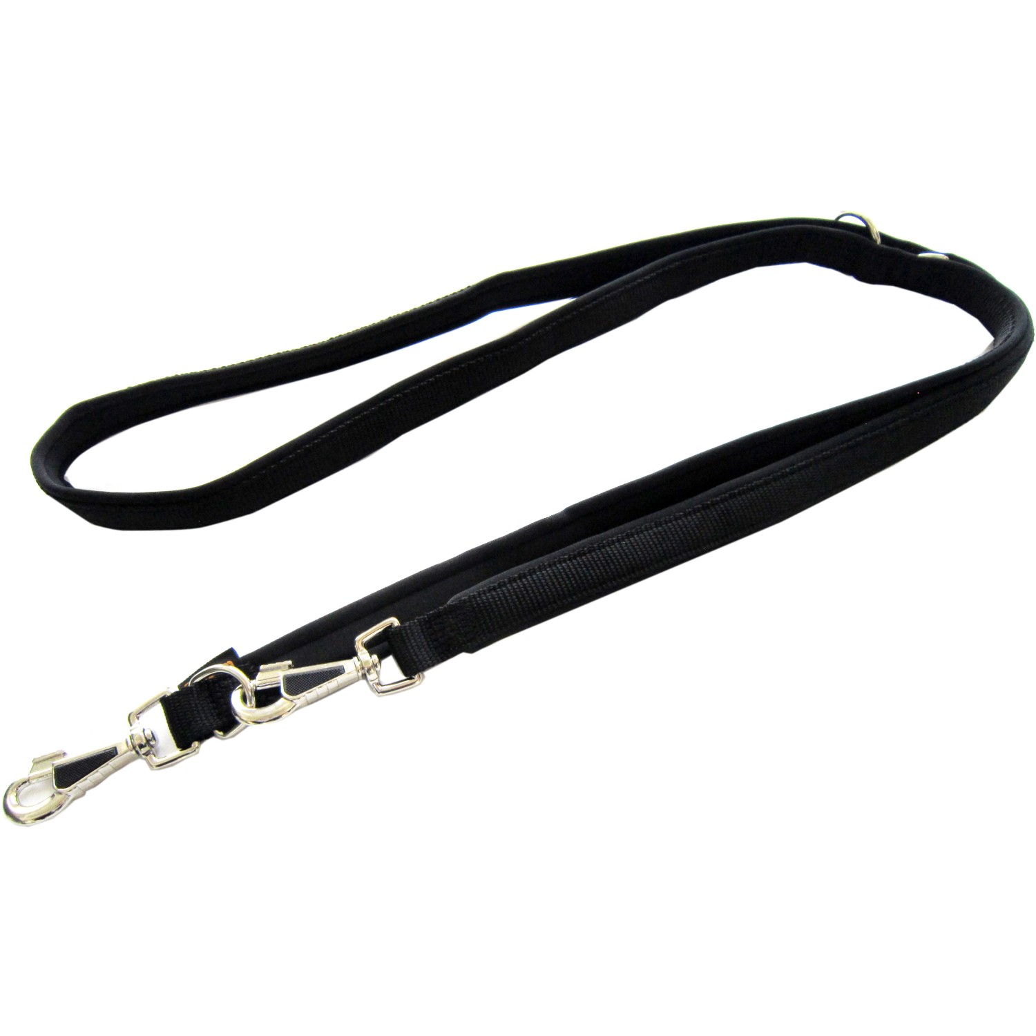 Heim Hundeleine mit Neoprenfutter Breite 20 mm Länge 200 cm Schwarz