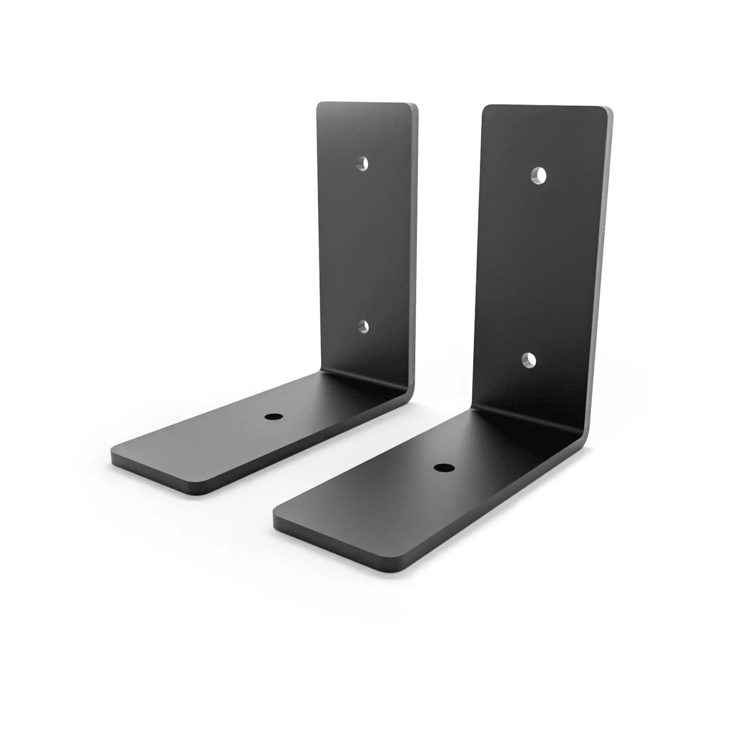 HEVVA Regalwinkel FREIBERG 10 cm Tief 2er Set Schwarz günstig online kaufen