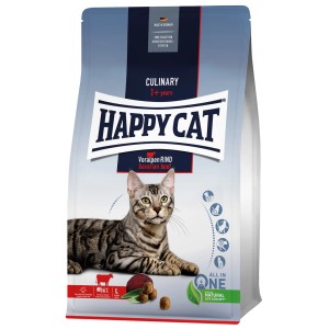 Happy Cat Culinary Adult Voralpen Rind Katzenfutter, 1,3kg Packung mit Katze, Rind und Rote Bete.