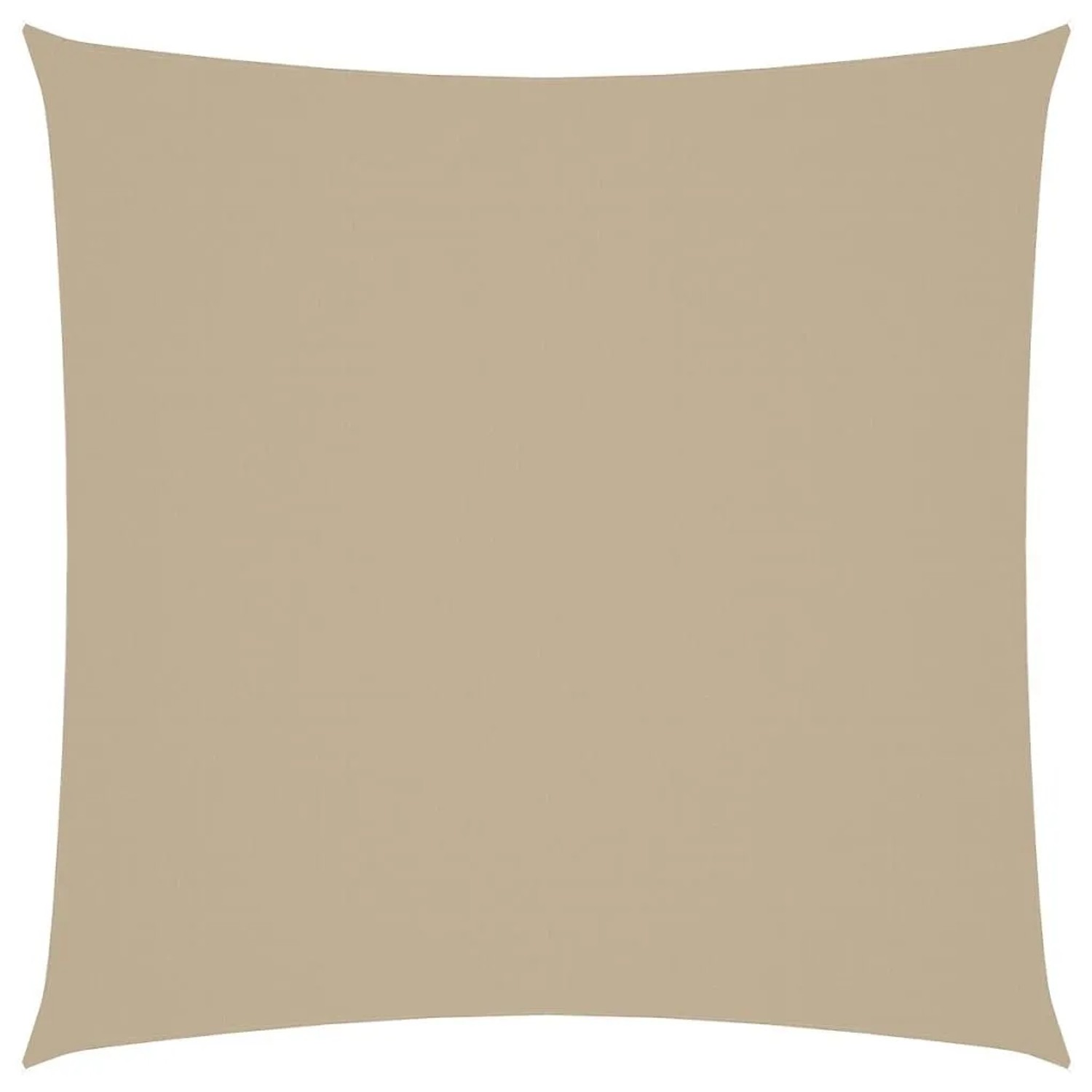 vidaXL Sonnensegel Oxford-Gewebe Quadratisch 7x7 m Beige 135143