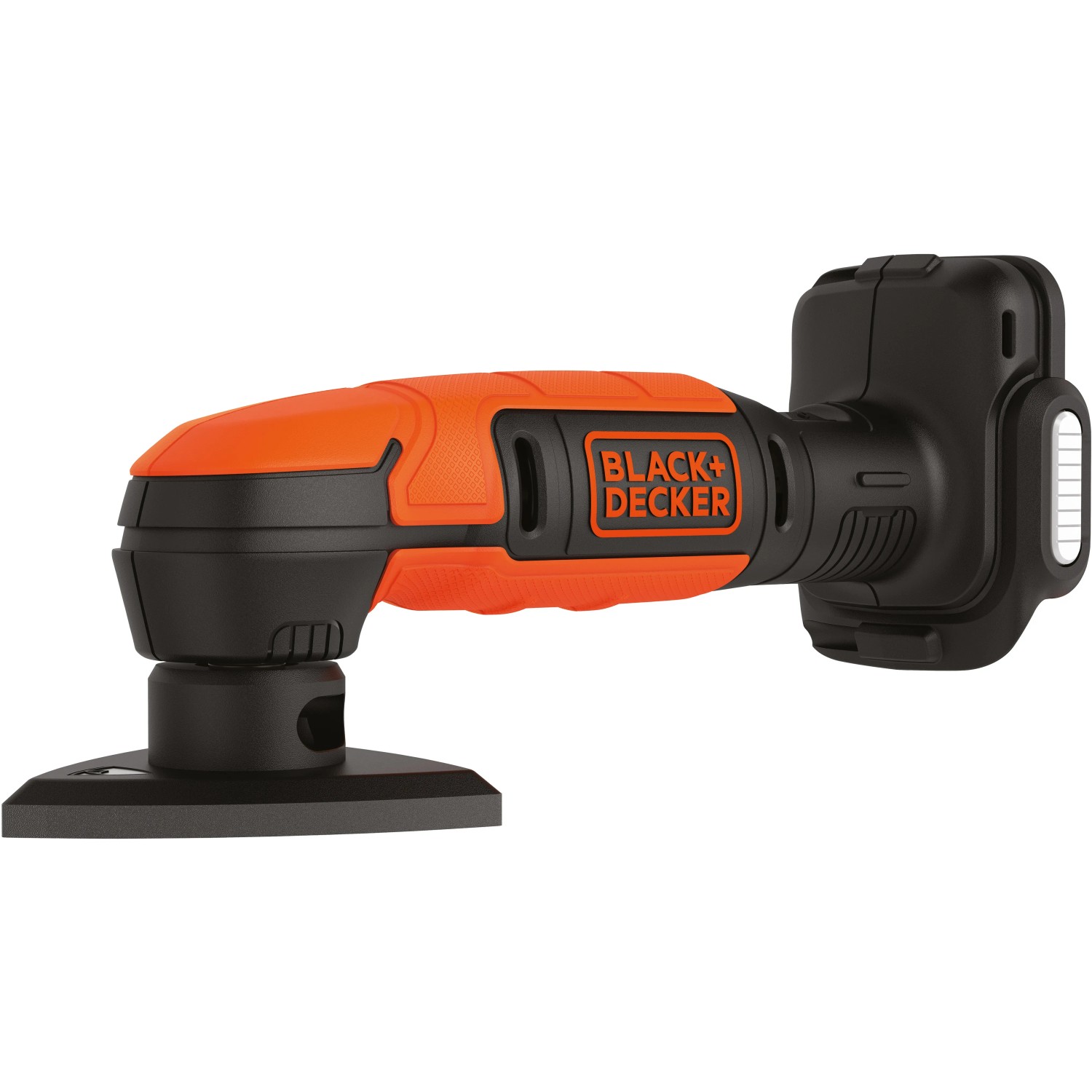 Black+Decker Akku-Deltaschleifer BDCDS12N, 12V, in Schwarz und Orange. Kompakte Schleifmaschine.