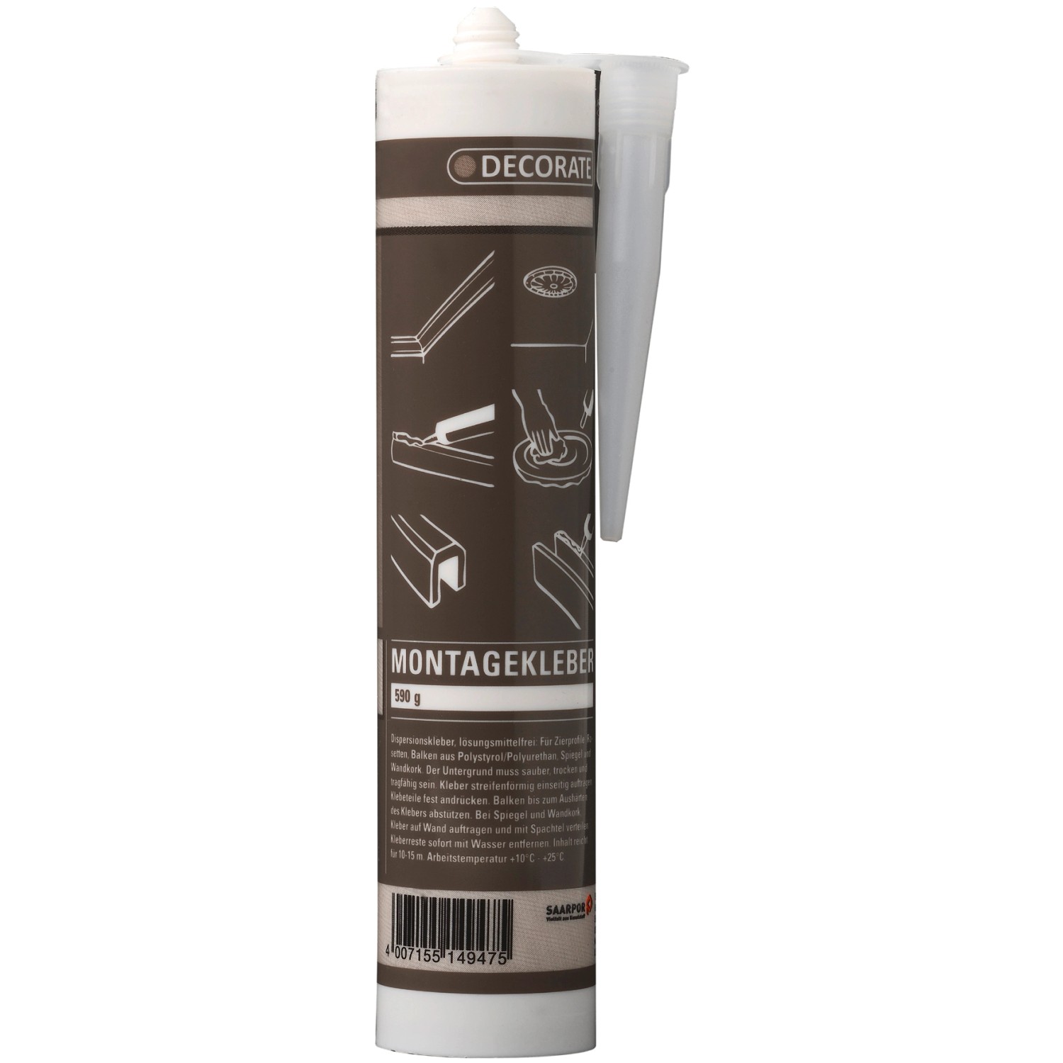 Decorate Montagekleber Kartusche 590 g