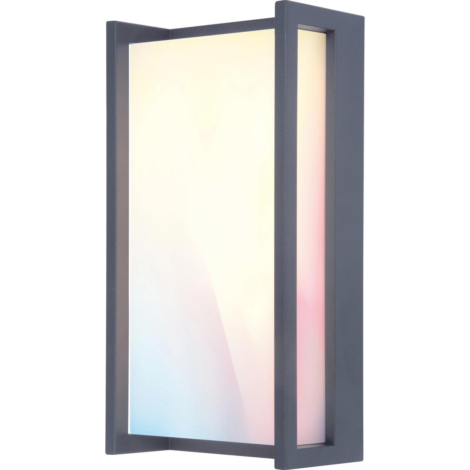 Lutec LED-Außenwandleuchte Qubo Connect 1.000 lm 22 x 11 x 7,1 cm Anthrazit
