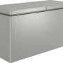 Biohort LoungeBox 160 in Quarzgrau-Metallic: Universalbox für Garten, Terrasse & Balkon.