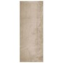 vidaXL Teppich HUARTE Kurzflor Weich und Waschbar Sandfarben 80x200 cm 375053