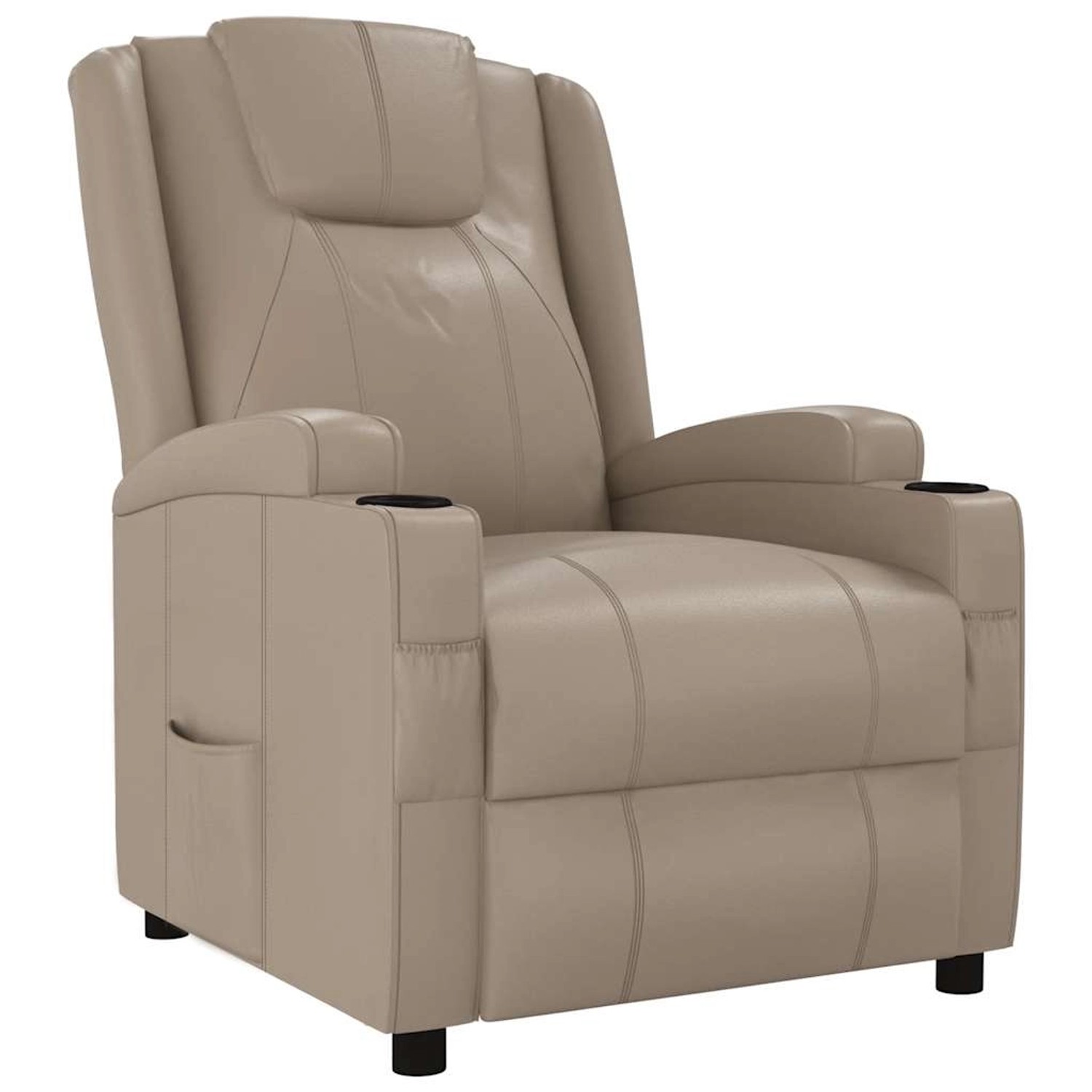 vidaXL Relaxsessel Cappuccino-Braun Kunstleder 340965 günstig online kaufen