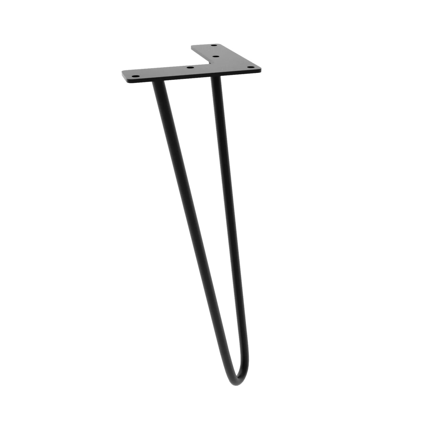 HEVVA Möbelbein NEAPEL 35 cm Hoch 1 Stück Schwarz