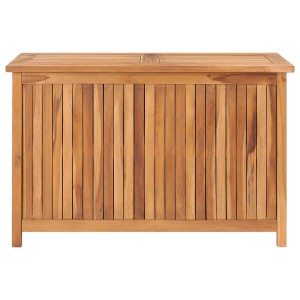 VidaXL Gartenbox aus Teakholz, 90x50x58 cm, ideal zur Aufbewahrung im Garten.