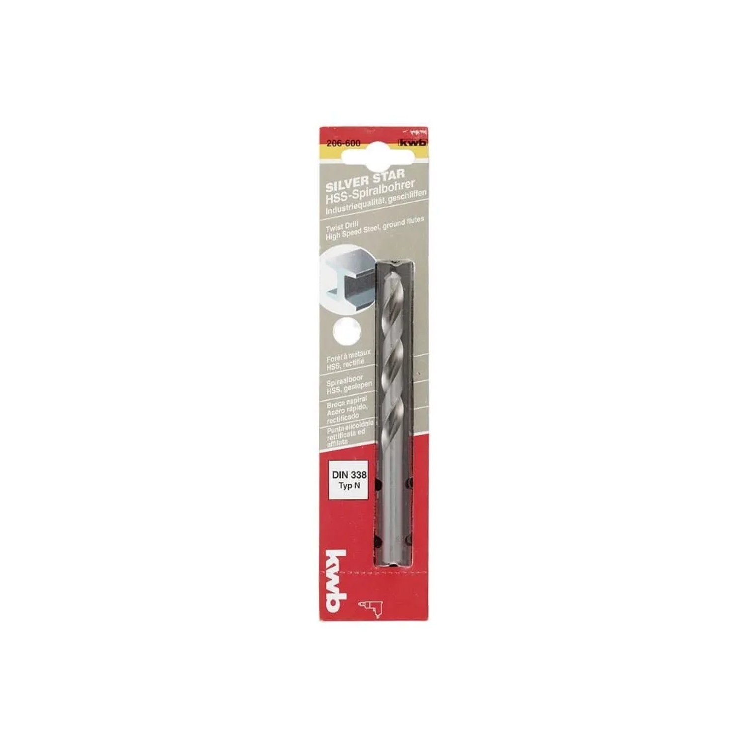Kwb Silver Star HSS Spiralbohrer 3,3 mm