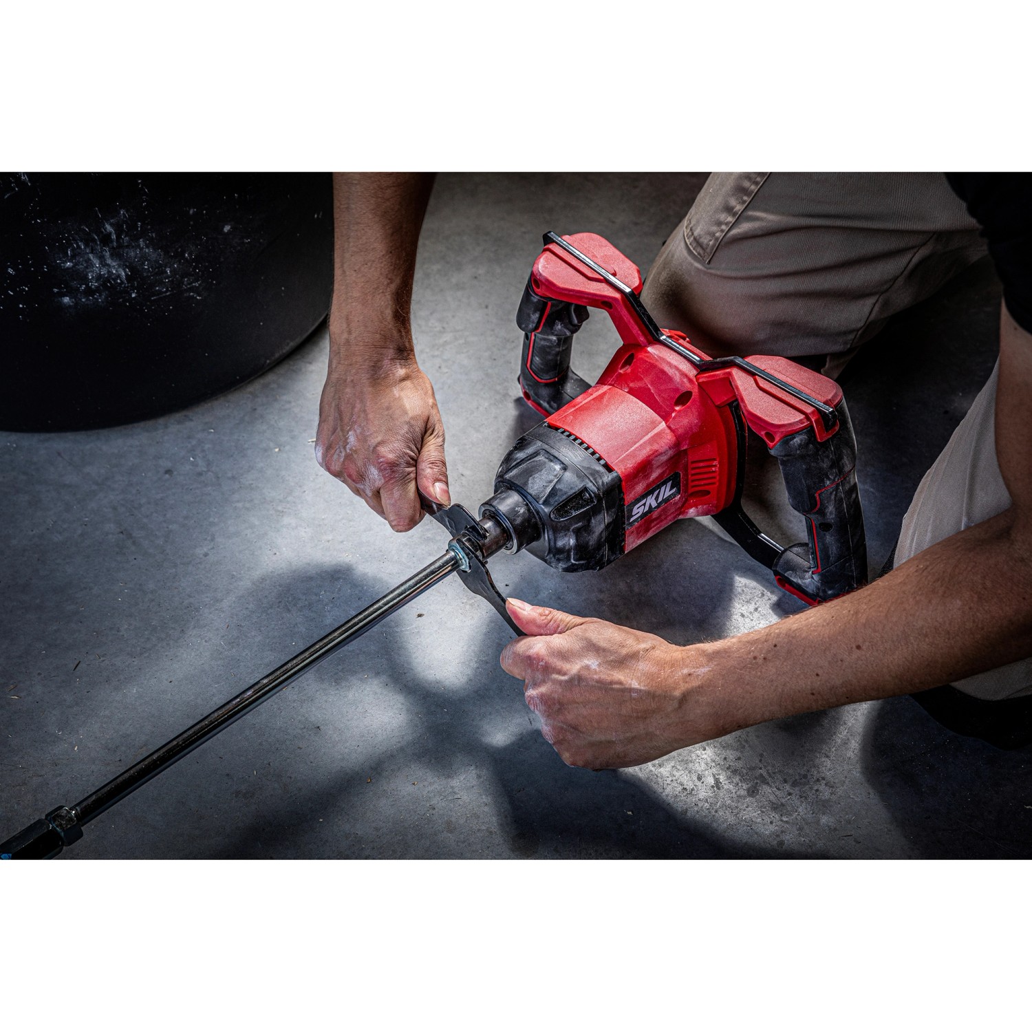 Skil Akku-Farb-Mörtelrührer Rührwerk 3171CA Bürstenlos Ohne Akku & Ladegerät_5