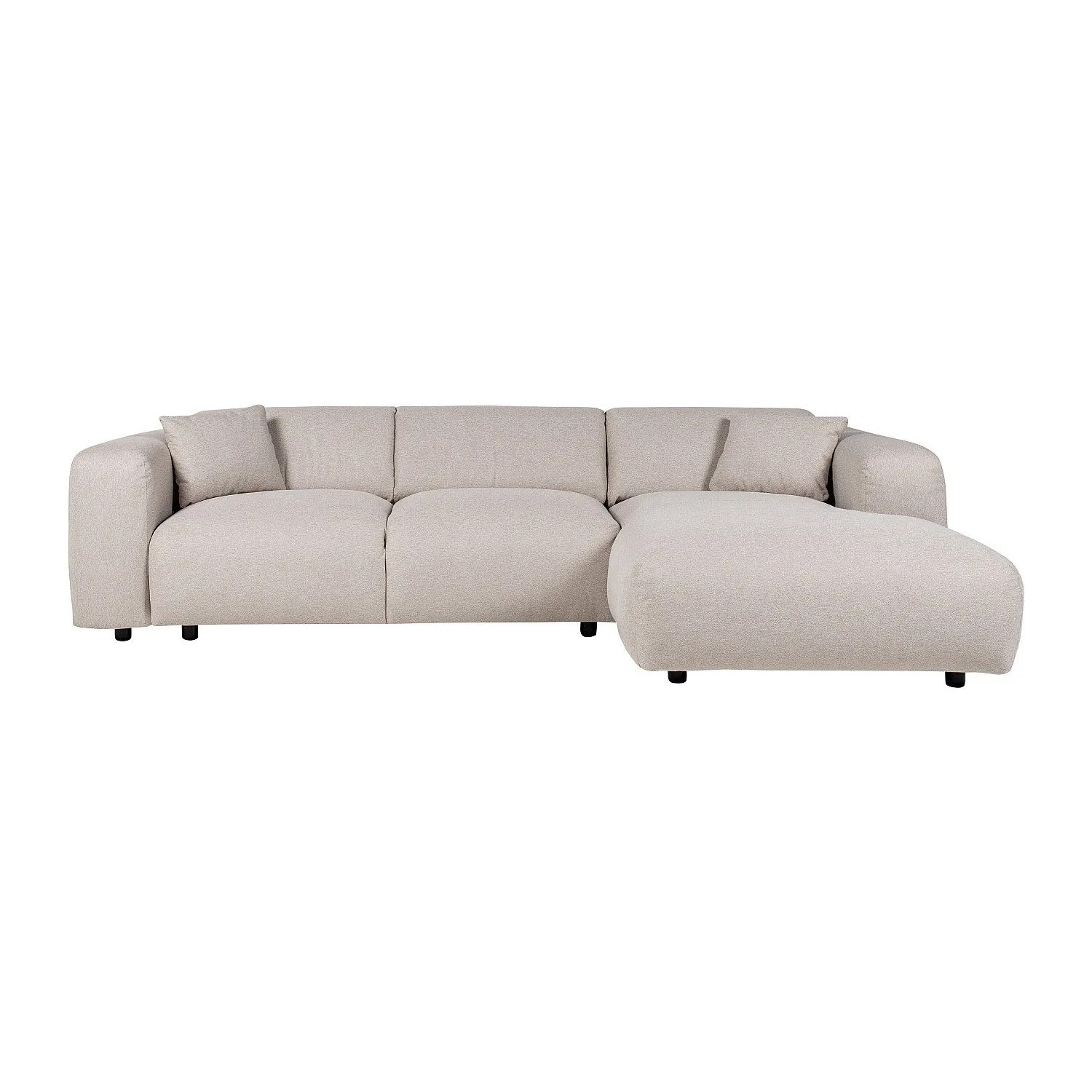 Vente-unique Sofa Ohne Schlafmöglichkeit Pogni Beige 280 cm