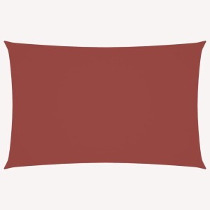 vidaXL Sonnensegel Oxford-Gewebe Rechteckig 5x8 m Terrakotta-Rot 135386