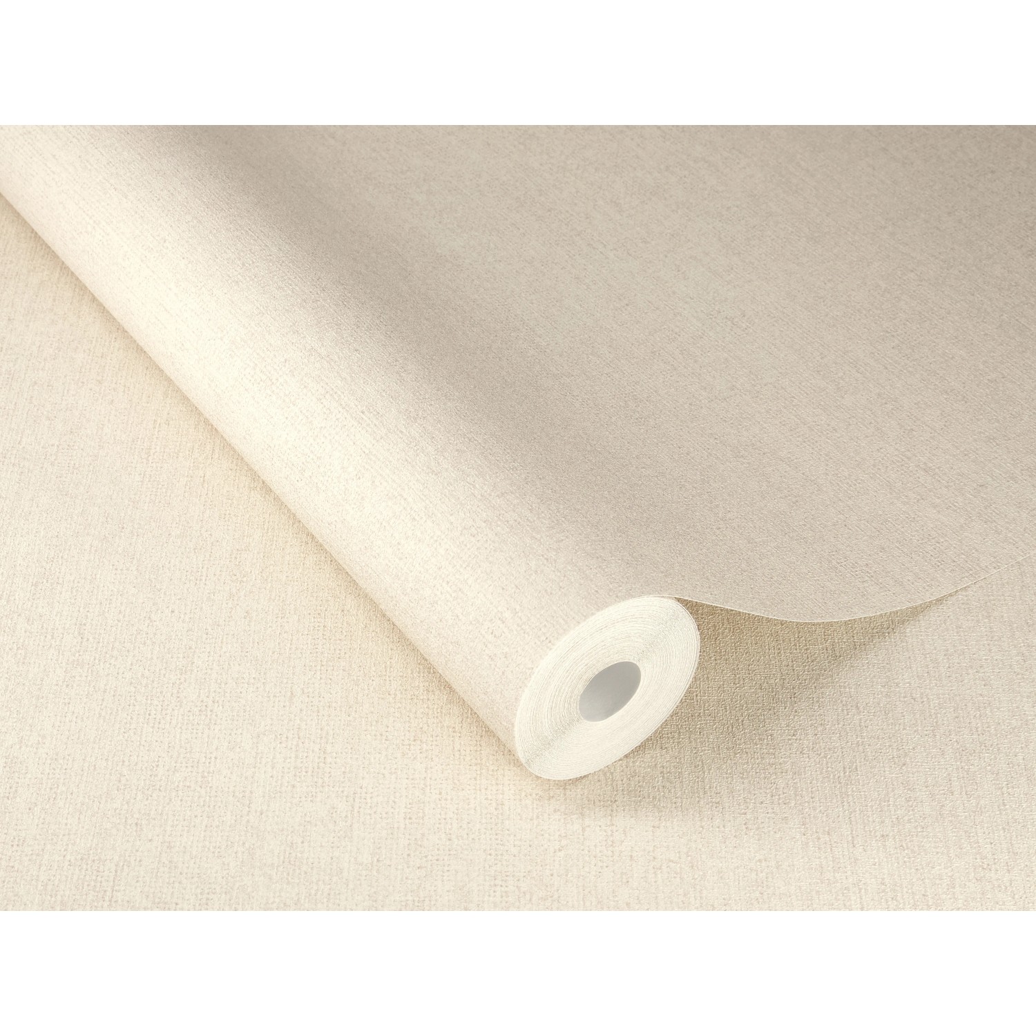 Rolle Schöner Wohnen Vliestapete in Wollbeige mit Textiloptik.
