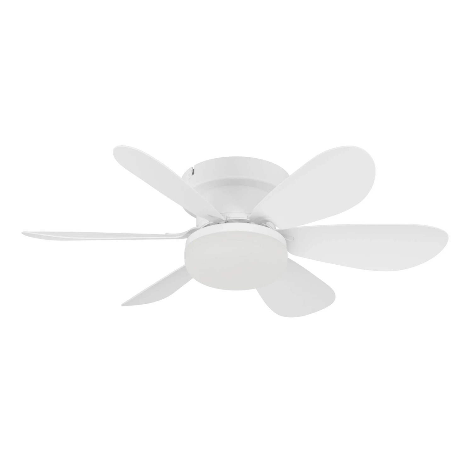Eglo LED-Deckenventilator Clovelly Ø 52 cm x 13,5 cm Weiß