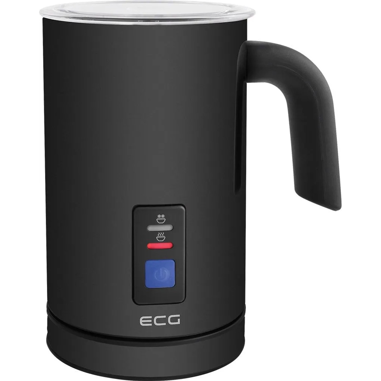 ECG Milchaufschäumer NM 119 Black Edelstahl Antihaftbeschichtung