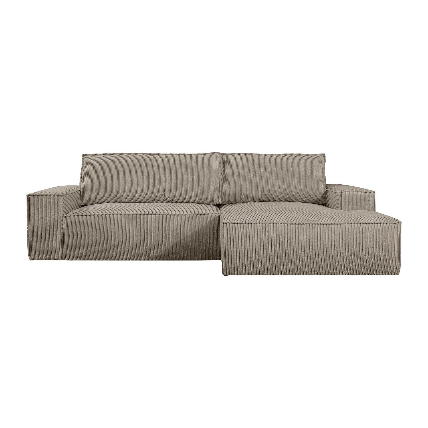 Vente-unique Schlafsofa Amelia Taupe 267 cm