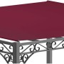 Eleo Sonnensegel 400x300 cm, weinrot, für Pergola Sardegna/Sicilia. Eckiges Design, UV-Schutz.