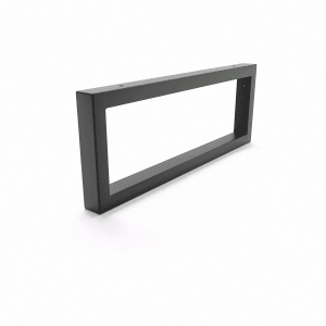 HEVVA Waschtischhalterung RHEIN 15 cm Hoch 40 cm Tief 1 Halter Schwarz