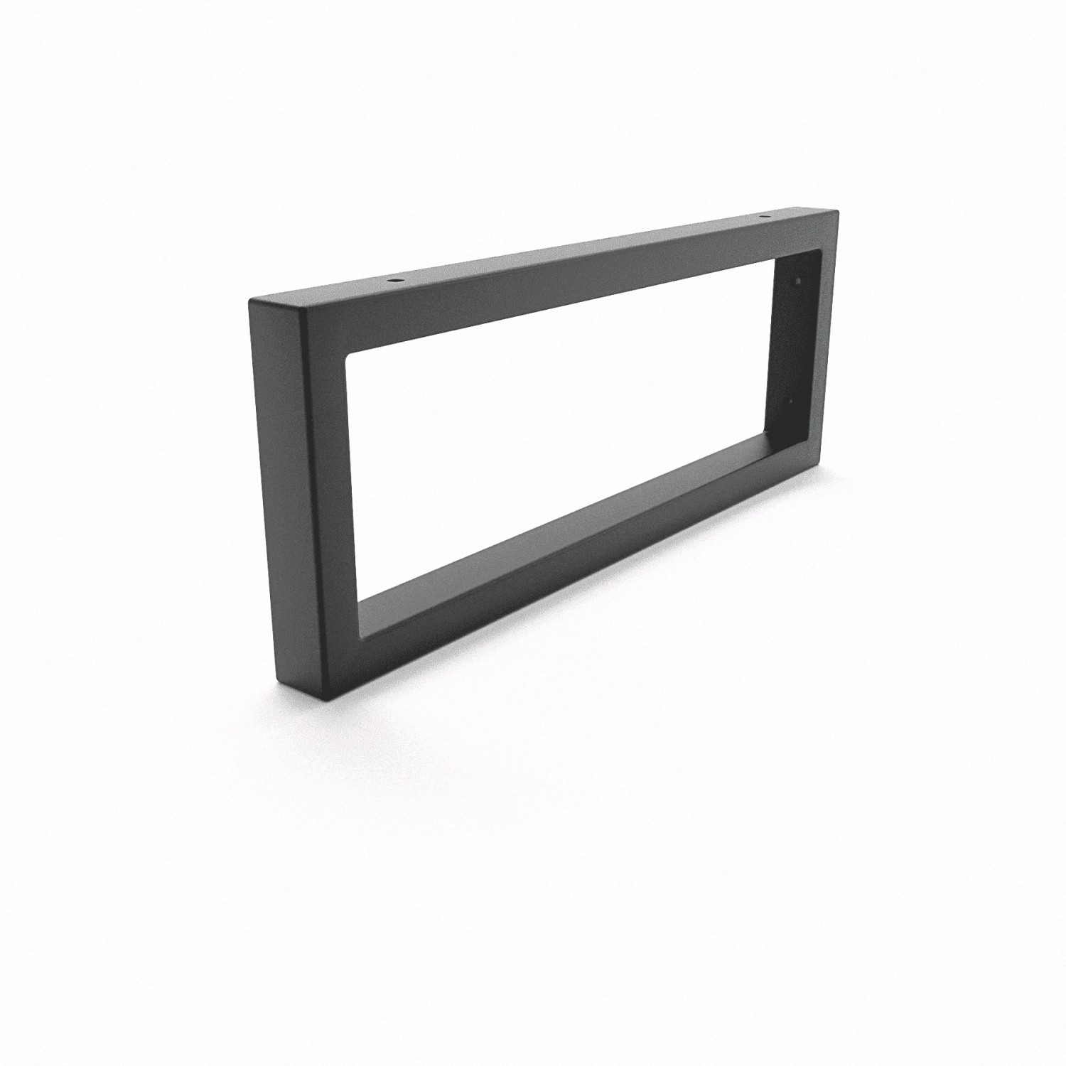 HEVVA Waschtischhalterung RHEIN 15 cm Hoch 40 cm Tief 1 Halter Schwarz günstig online kaufen