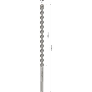 Bosch SDS max-4 Hammerbohrer 25x520 mm mit 4-Schneidern für Beton und Mauerwerk.