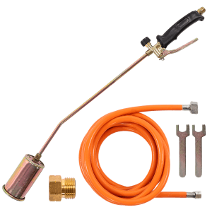 Fepro Unkrautvernichter 58kW mit Schlauch, Zubehör. Chemiefreie Unkrautbekämpfung für Garten und Einfahrt.