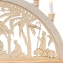 Dekohelden24 XXL Leuchterbogen Schwippbogen Lichterbogen Fensterbogen Schwibbogen Motiv Christi Geburt mit Spitzkerzen Wechselbar L/B/H 71 x 4 x 40 cm_5