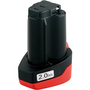 Metabo Akku-Pack 10,8 V/2 Ah für Elektrowerkzeuge, schwarz-rot.