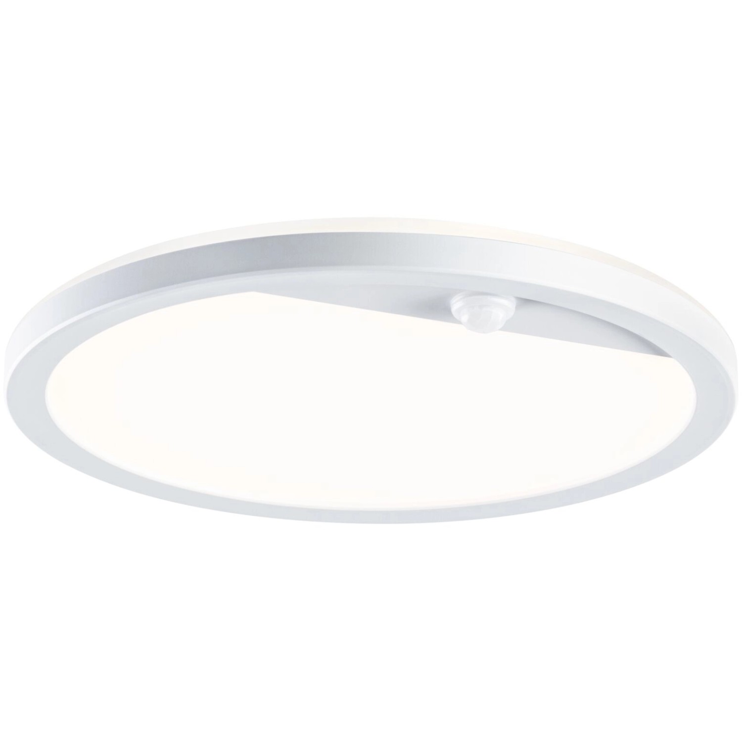 Paulmann LED-Outdoor-Leuchte Lamina rund 230 V mit PIR-Sensor Weiß