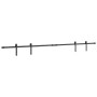 vidaXL Schiebetürbeschlag Set 213cm, Karbonstahl, für Schranktüren.