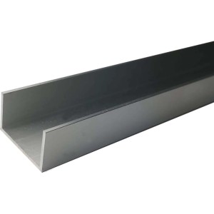 Arcansas U-Profil aus Aluminium, 6x6 mm, für Baukonstruktionen und Maschinen.