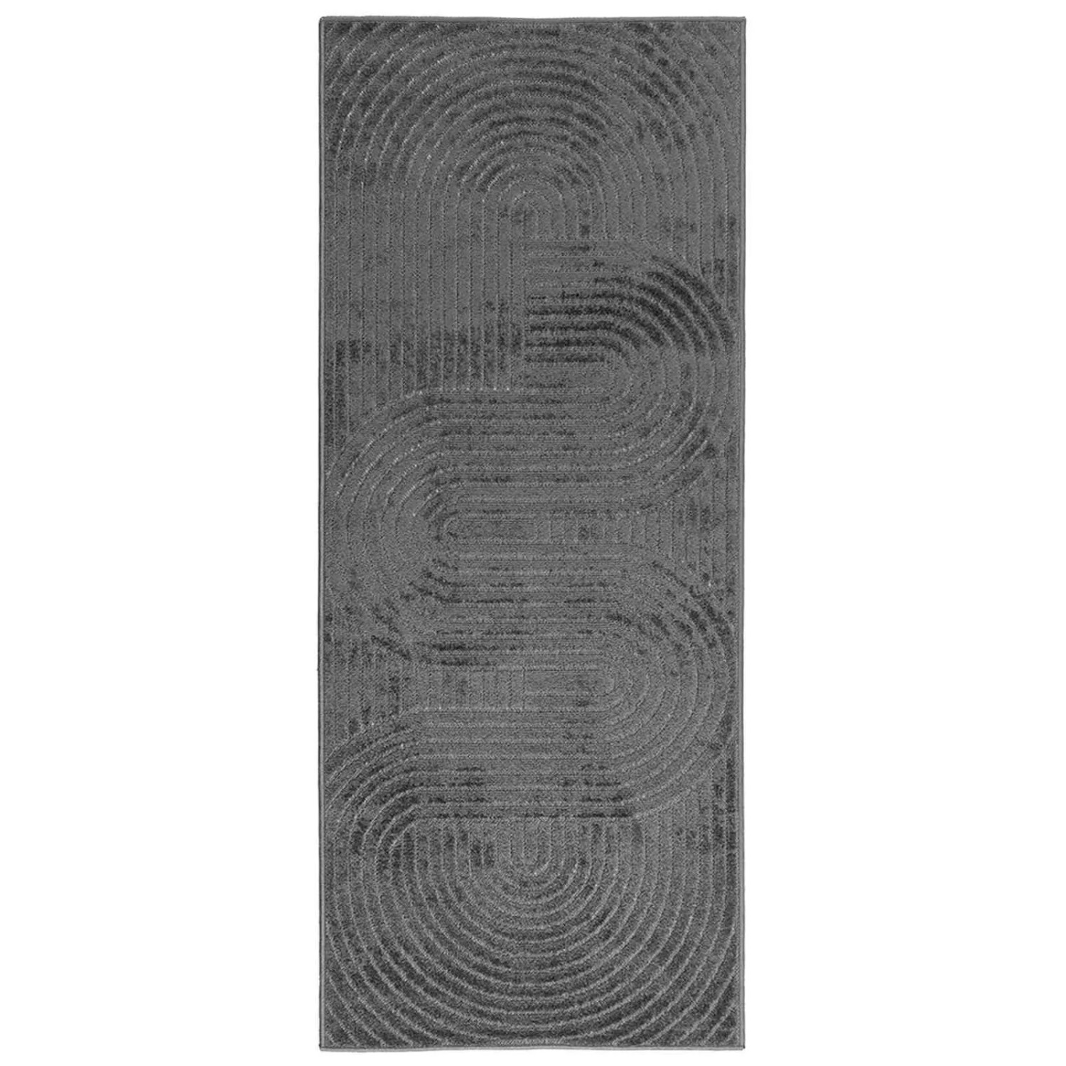 vidaXL Bereichsteppiche PALMERAS Anthrazit 200 x 80 cm Polyester 42022610