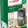Bosch UniversalInspect Inspektionskamera mit 95 cm Kabel und Zubehör im grünen Karton.