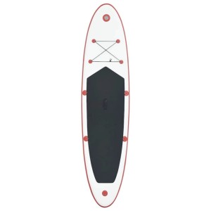 vidaXL Stand Up Paddle Surfboard SUP Aufblasbar Rot und Weiß 92203