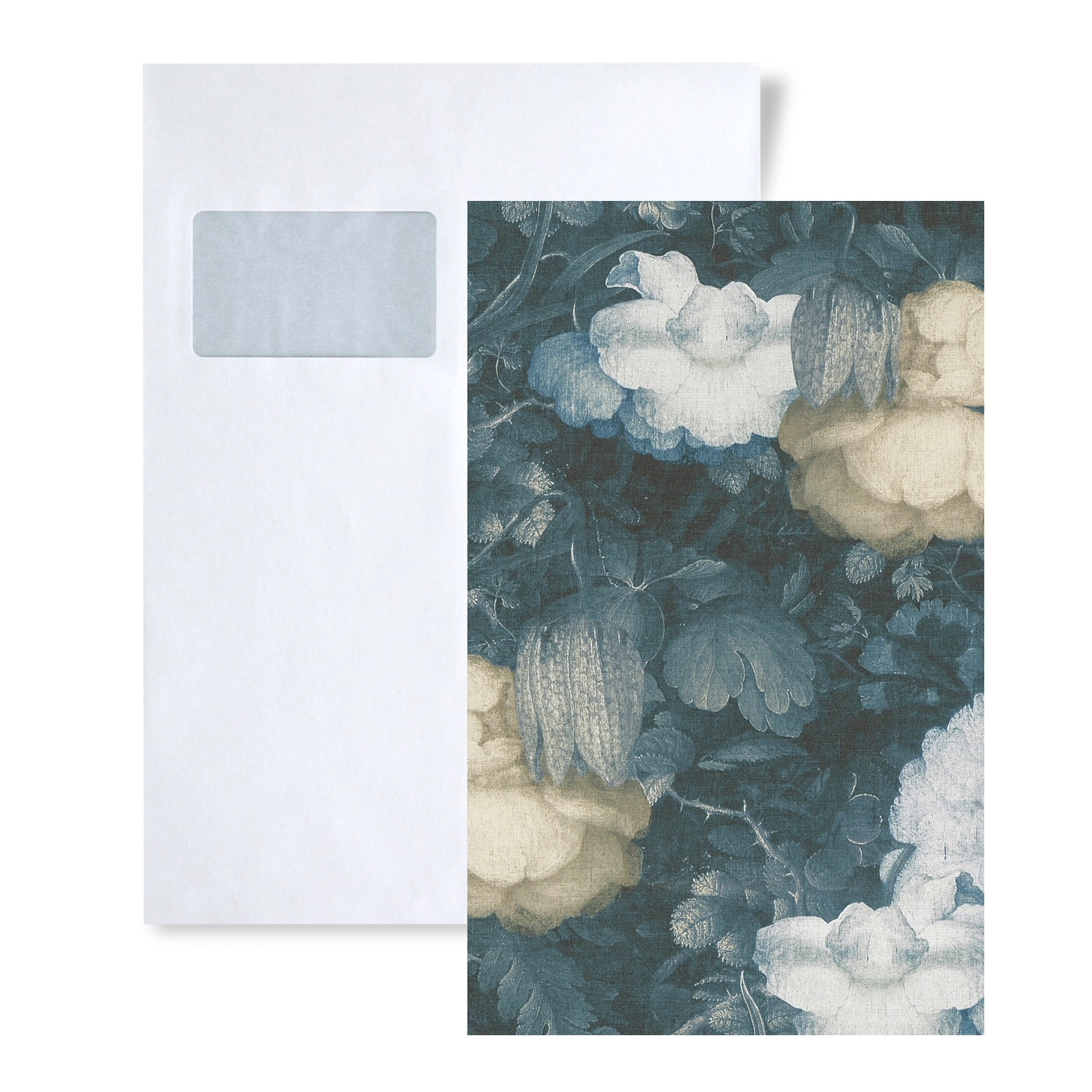 PROFHOME 1 MUSTERSTÜCK S-369213-GU DIN A4 MUSTER der Floral Tapete günstig online kaufen