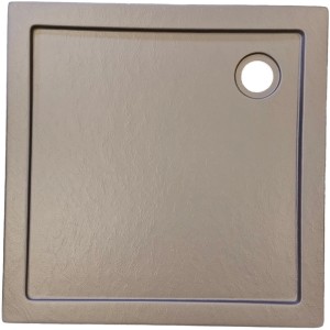 Sanotechnik Duschwanne Quadrat 90 cm x 90 cm Grau