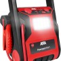 APA Starthilfe Powerpack 300A mit Kompressor, 12V Steckdose, USB-Anschluss und Arbeitsleuchte.