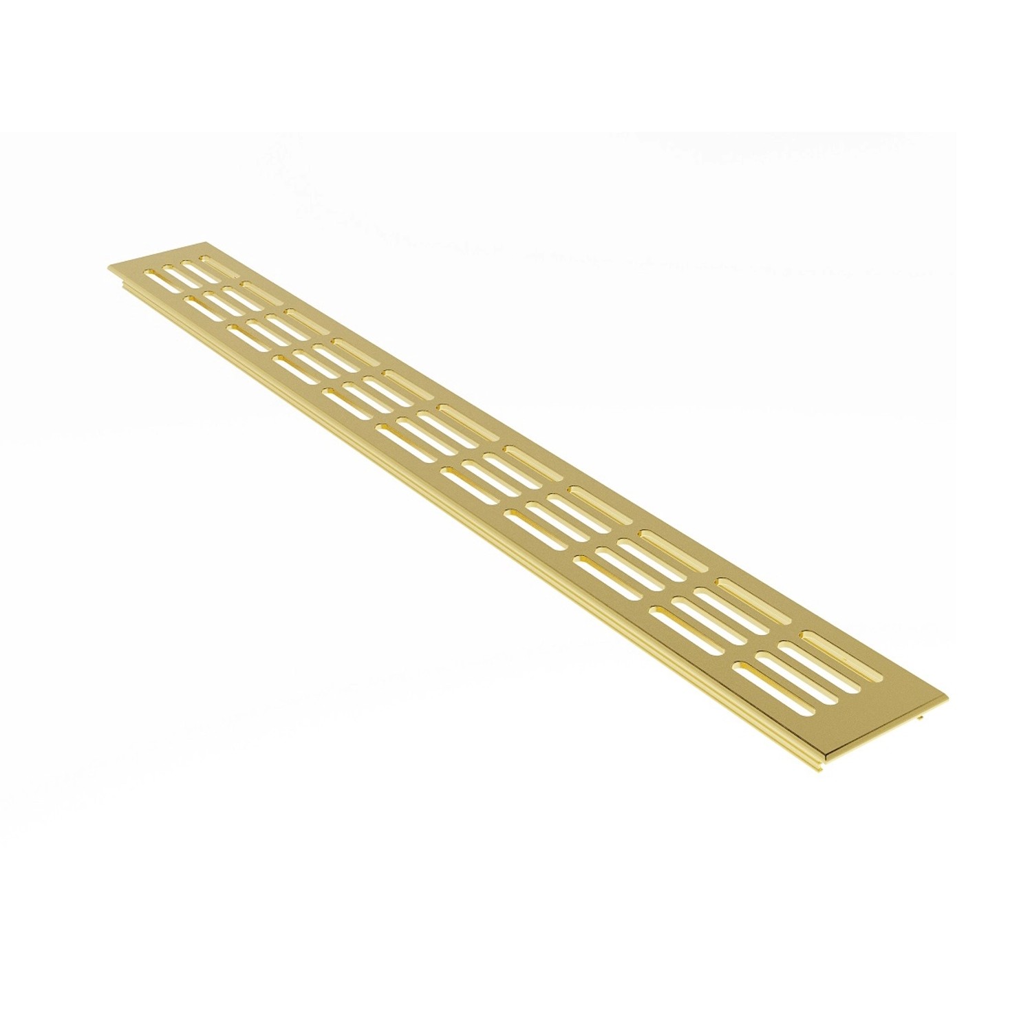 MS Beschläge Lüftungsgitter 60 x 300 mm Aluminium Gold Eloxiert günstig online kaufen