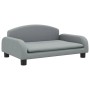 vidaXL Hundebett Hellgrau 70x45x30 cm Stoff 171960
