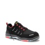 Elten Sicherheitshalbschuh William Red Low ESD S1P, Größe 47, aus Mikrofaser/Mesh mit Stahlkappe.