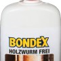 Bondex Holzwurm Frei, 150ml Flasche mit rotem Verschluss. Schutz vor Holzwürmern für Möbel.