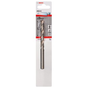 Bosch Metallbohrer HSS-G, 9 mm, für präzise Bohrlöcher in Stahl und Metall.