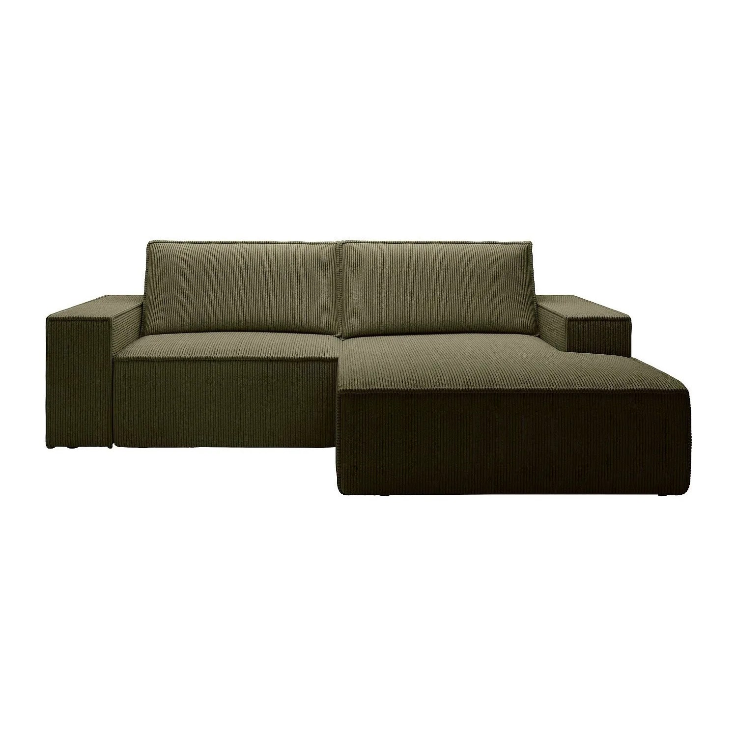 Vente-unique Schlafsofa Amelia Khaki 240 cm