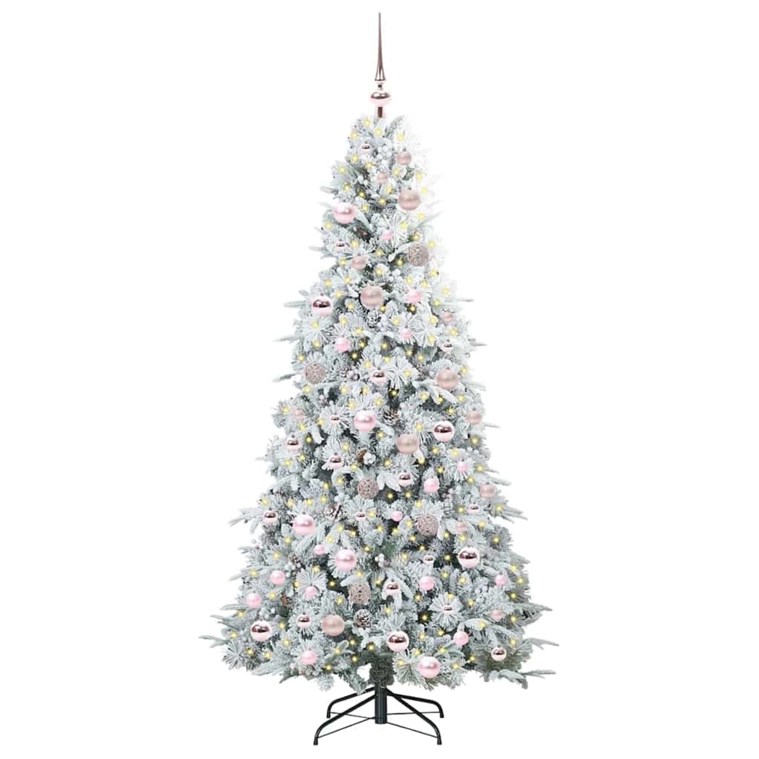 vidaXL Künstlicher Klappbarer Weihnachtsbaum Grün 180 cm PE und PVC 3397486
