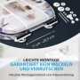 Sanilo WC-Sitz Meeresbrise mit Absenkautomatik, Dekor mit Strandmotiven und Montagezubehör.