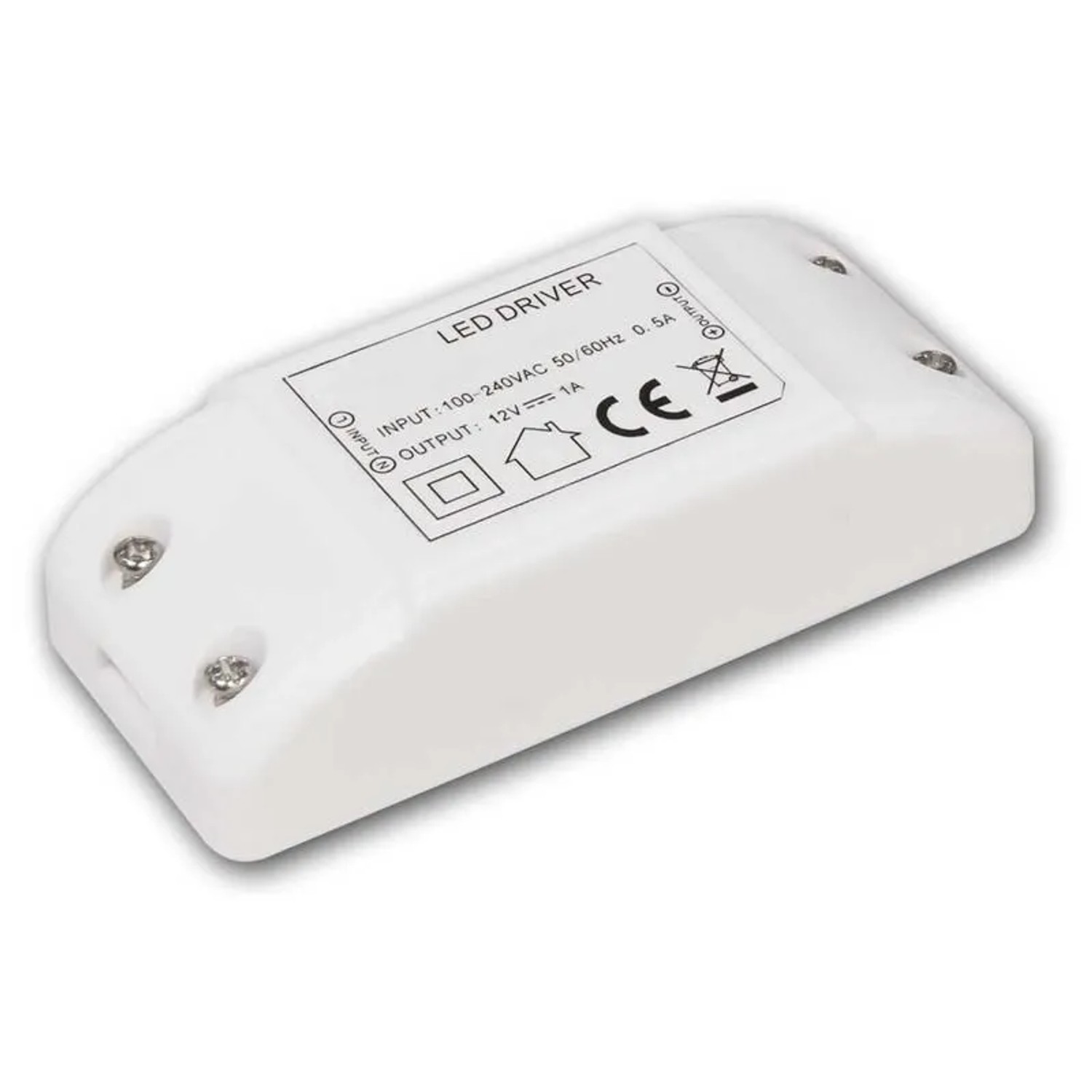 McShine LED Transformator 05-12W 12V DC 220-240V