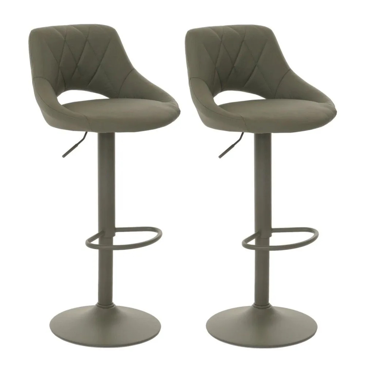 MCW 2er-Set Barhocker N64 Grün