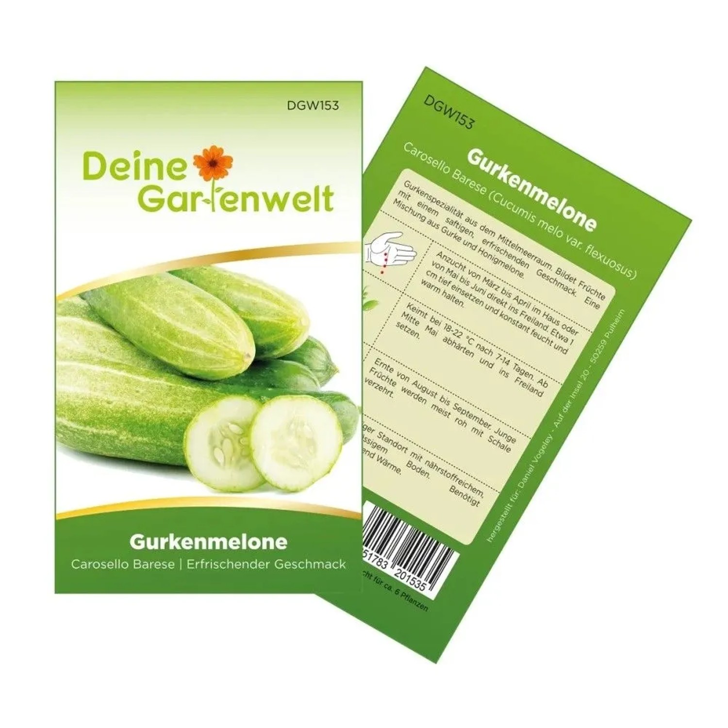 Deine Gartenwelt Melonengurke Carosello Barese Samen